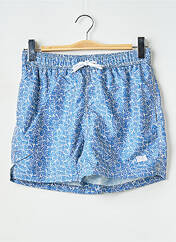 Short de bain bleu EDMMOND STUDIOS pour homme seconde vue