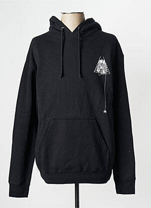 Sweat-shirt noir HUF unisexe