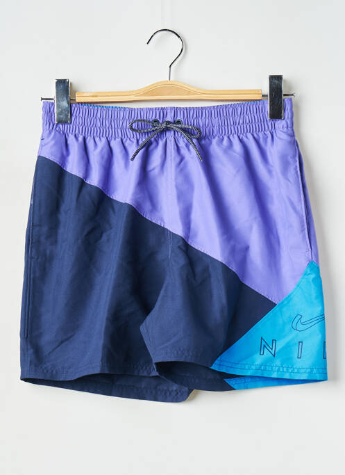 Short de bain bleu NIKE pour homme