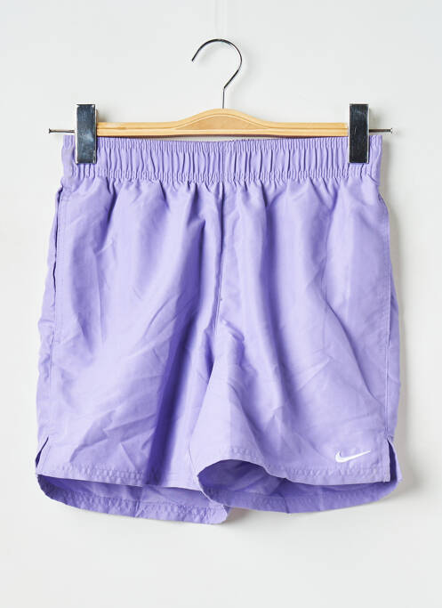 Short de bain violet NIKE pour homme