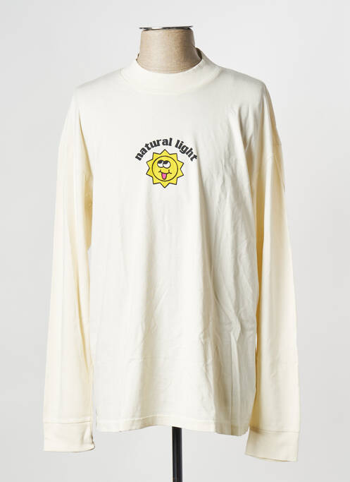 T-shirt beige LAZY OAF pour homme