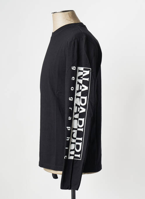 T-shirt noir NAPAPIJRI pour homme