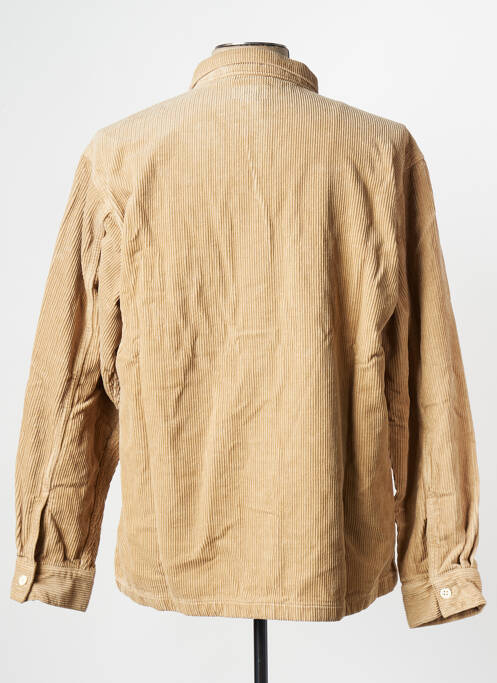 Chemise manches longues beige STAN RAY homme