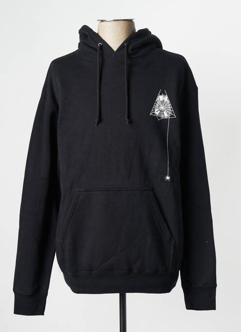 Sweat-shirt noir HUF pour unisexe