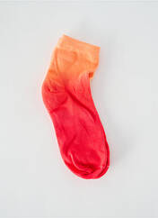 Chaussettes orange LUCKIES pour unisexe seconde vue