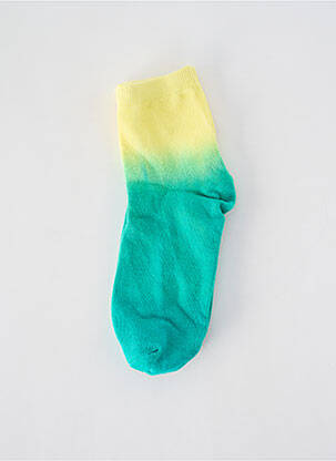 Chaussettes vert LUCKIES pour unisexe