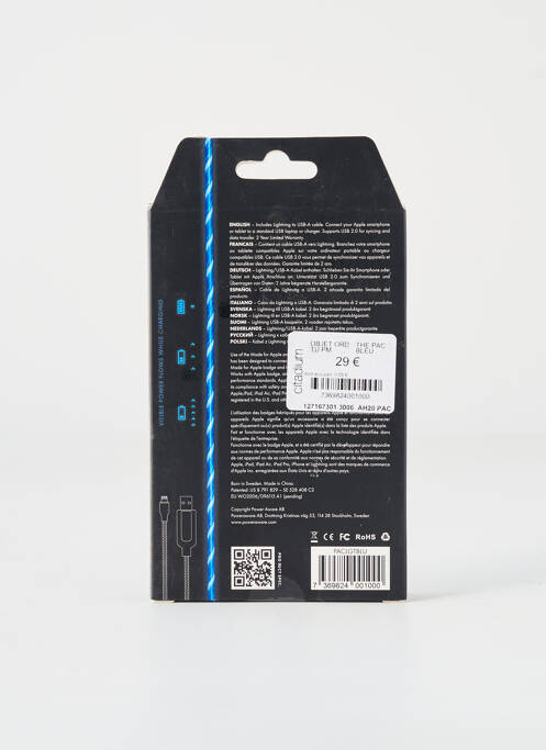 Accessoire divers bleu THE PAC pour unisexe