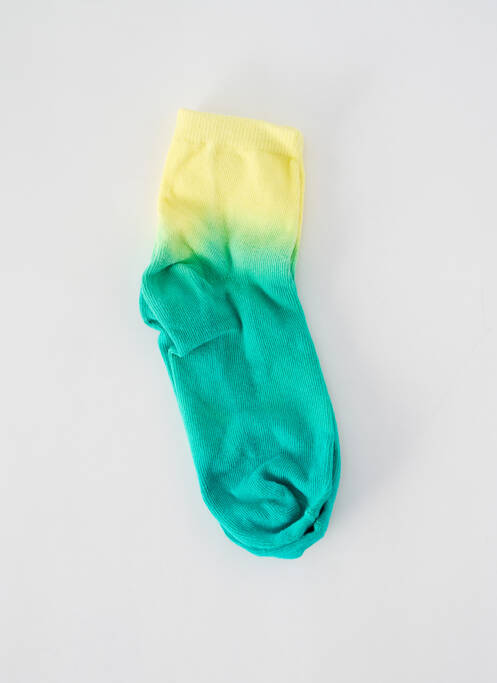Chaussettes vert LUCKIES pour unisexe