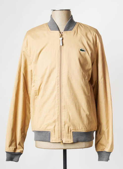 Blouson beige LACOSTE pour homme
