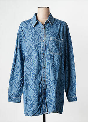 Robe courte bleu RAGGED PRIEST femme