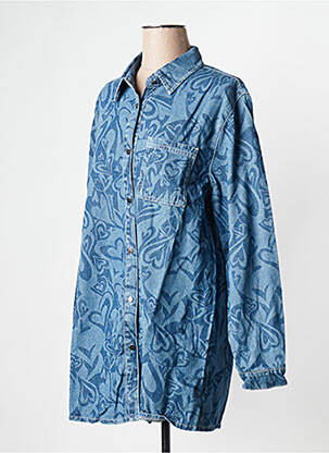 Robe courte bleu RAGGED PRIEST femme