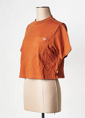 T-shirt orange DICKIES pour femme seconde vue