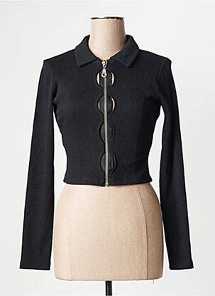 Top noir RAGGED PRIEST pour femme