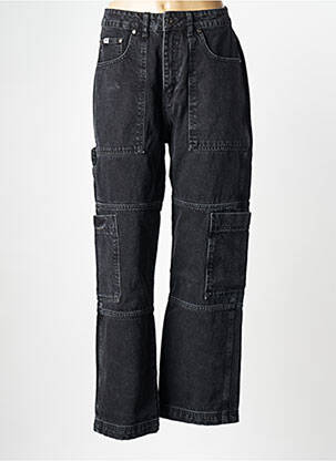 Jeans coupe droite noir THE RAGGED PRIEST femme