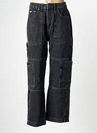 Jeans coupe droite noir RAGGED PRIEST femme