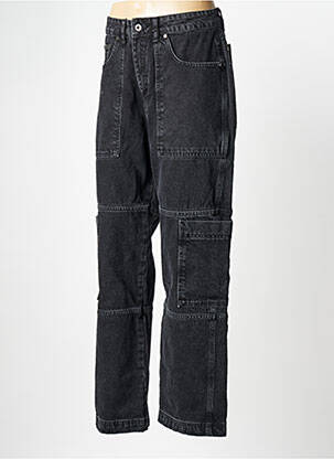 Jeans coupe droite noir THE RAGGED PRIEST femme