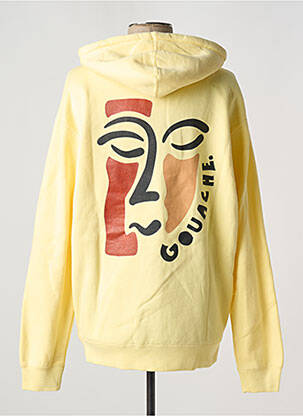 Sweat-shirt jaune GOUACHE homme
