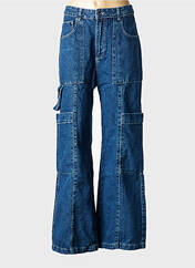 Jeans coupe droite bleu RAGGED PRIEST pour femme seconde vue