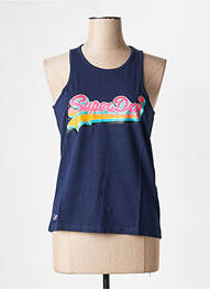 Débardeur bleu SUPERDRY femme