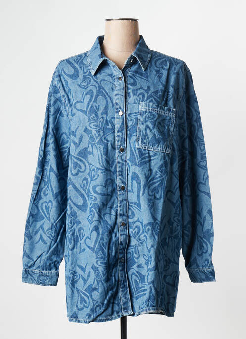 Robe courte bleu RAGGED PRIEST pour femme