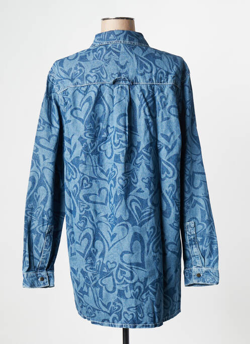 Robe courte bleu RAGGED PRIEST pour femme