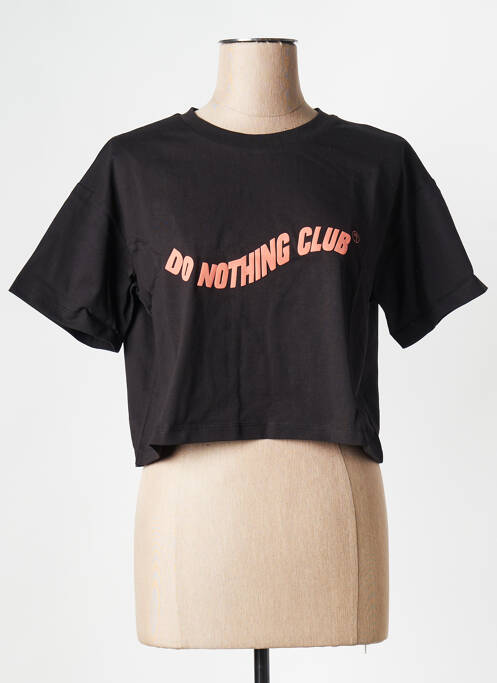 T-shirt noir ON VACATION pour femme