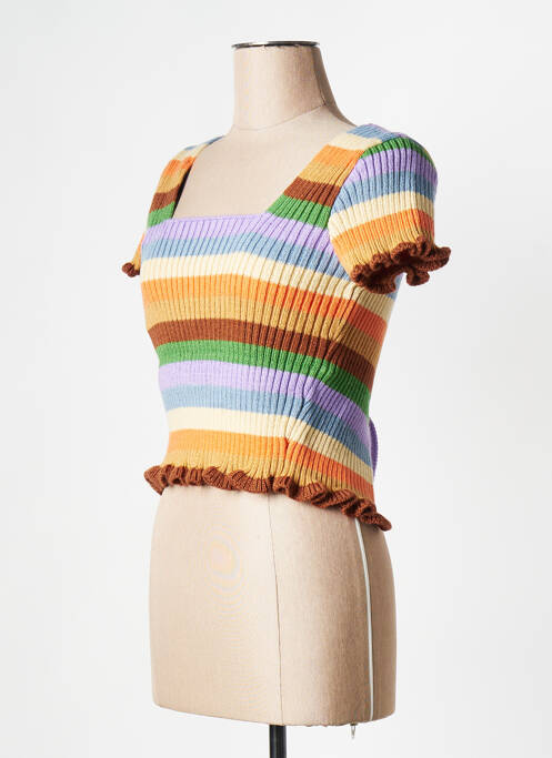 Top orange RAGGED PRIEST pour femme