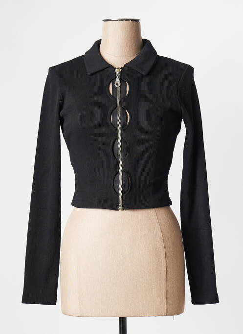 Top noir RAGGED PRIEST pour femme