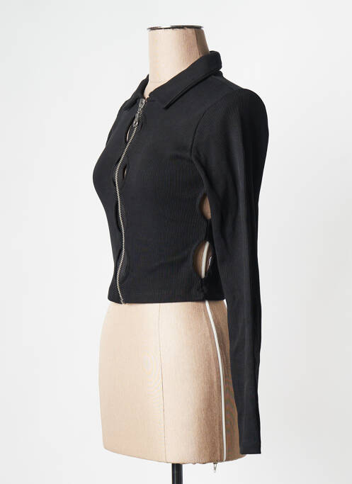 Top noir RAGGED PRIEST pour femme