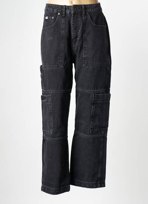 Jeans coupe droite noir RAGGED PRIEST pour femme