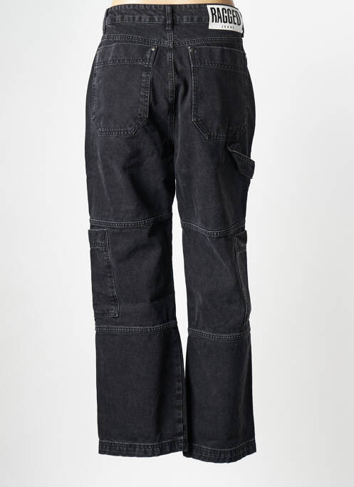 Jeans coupe droite noir RAGGED PRIEST pour femme