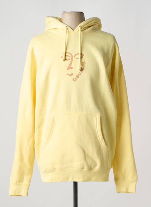 Sweat-shirt jaune GOUACHE pour homme