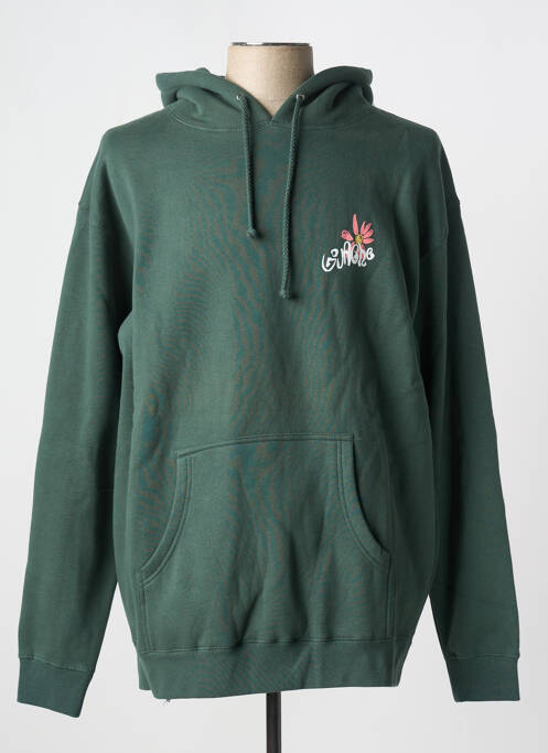 Sweat-shirt vert GOUACHE pour homme