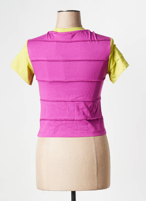 T-shirt violet RAGGED PRIEST pour femme