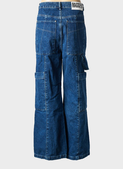 Jeans coupe droite bleu RAGGED PRIEST pour femme