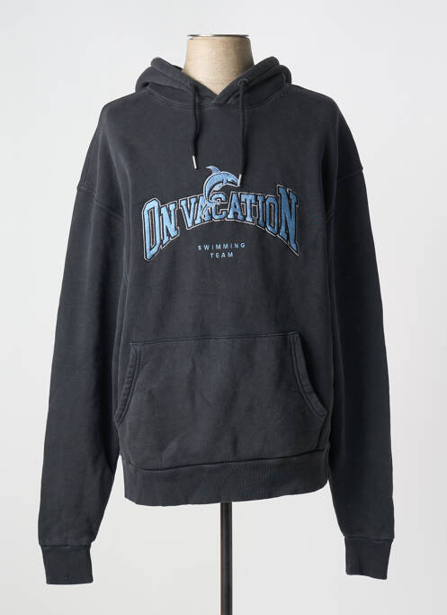 Sweat-shirt noir ON VACATION pour femme