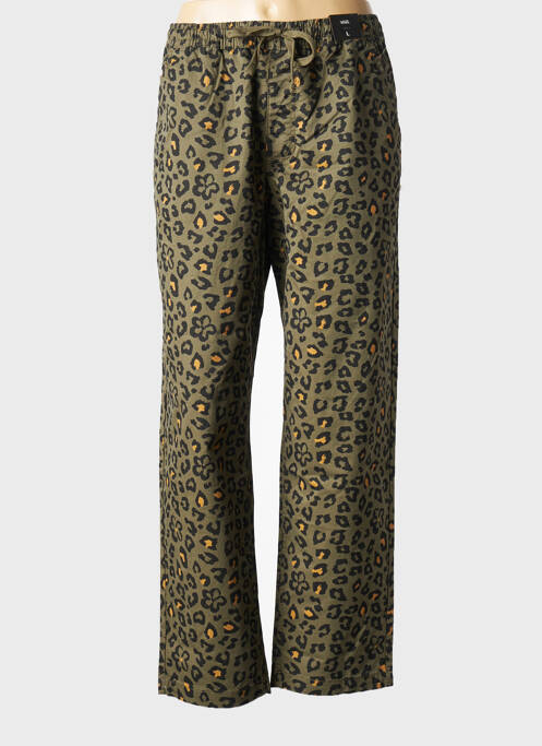 Pantalon droit vert VANS pour femme
