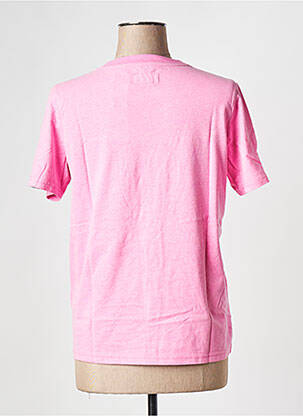 T-shirt rose SUPERDRY femme