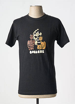 T-shirt noir GOUACHE homme
