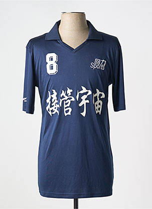 T-shirt bleu WARRIOR SHANGAI homme