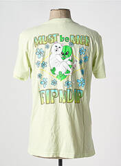 T-shirt vert RIPNDIP pour homme seconde vue