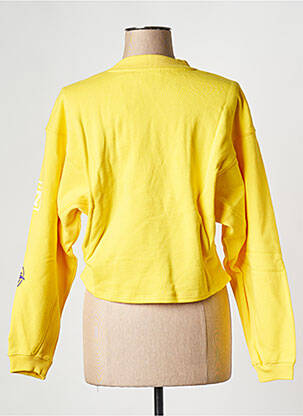 Sweat-shirt jaune SUPERDRY femme