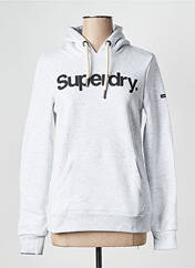 Sweat-shirt gris SUPERDRY pour femme seconde vue