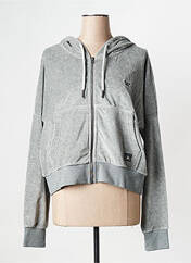 Sweat-shirt gris SUPERDRY pour femme seconde vue