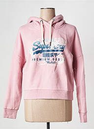 Sweat-shirt rose SUPERDRY femme