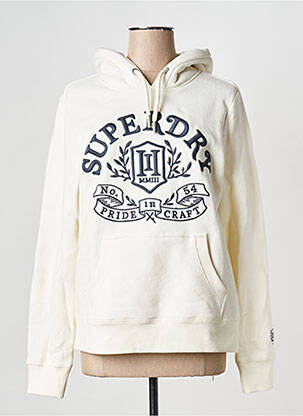 Sweat-shirt beige SUPERDRY femme