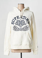 Sweat-shirt beige SUPERDRY pour femme seconde vue