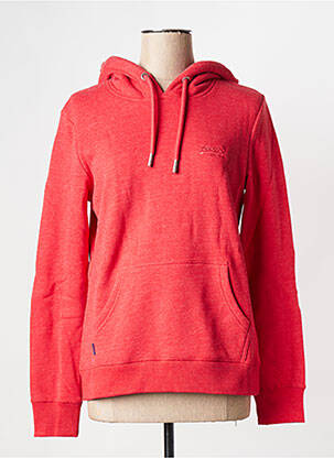 Sweat-shirt rouge SUPERDRY femme