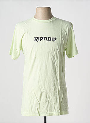 T-shirt jaune RIPNDIP homme