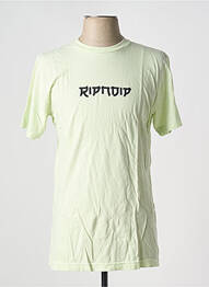 T-shirt jaune RIPNDIP homme